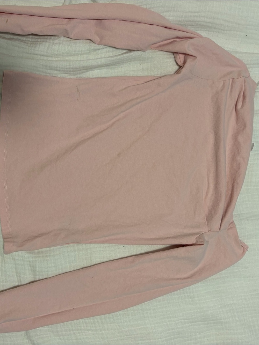 Cotton On Pale Pink Long Sleeve Crewneck Tee